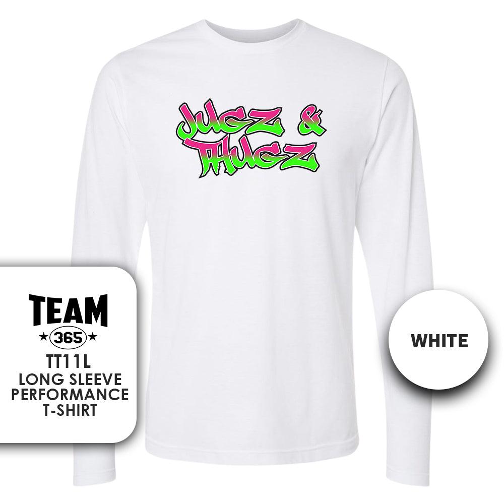 Jugz N Thugz CoEd Softball 2024 EDITION - Lightweight Performance Long Sleeve - MULTIPLE COLORS - 83Swag