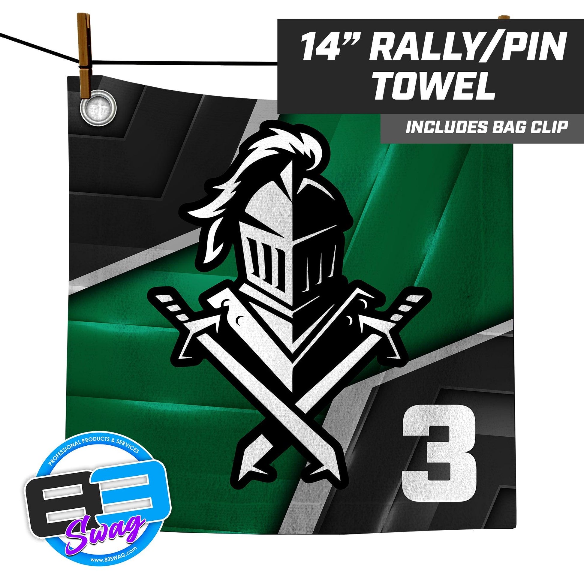 Knights - 14"x14" Rally Towel - 83Swag