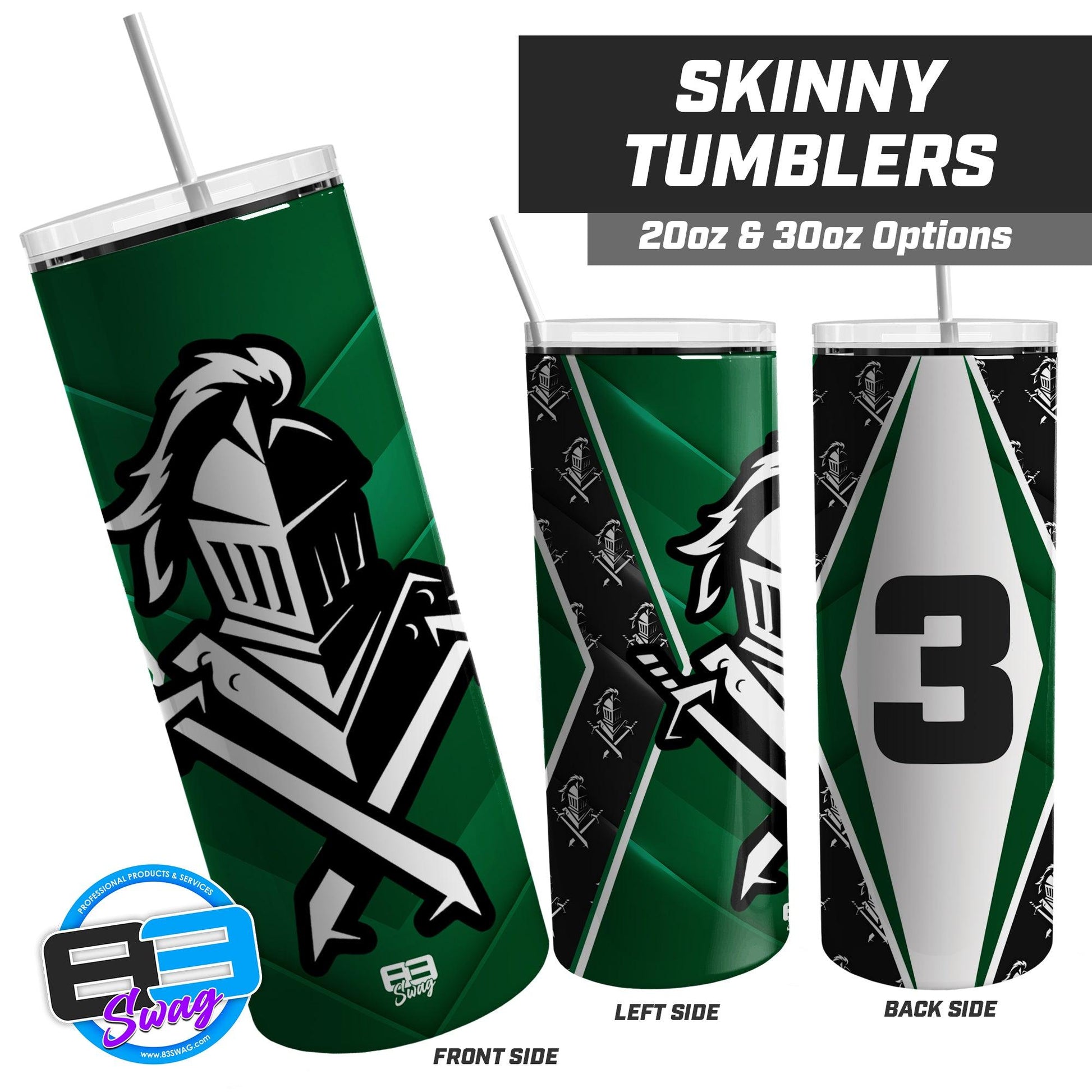 Knights - 20oz & 30oz Skinny Tumbler - 83Swag