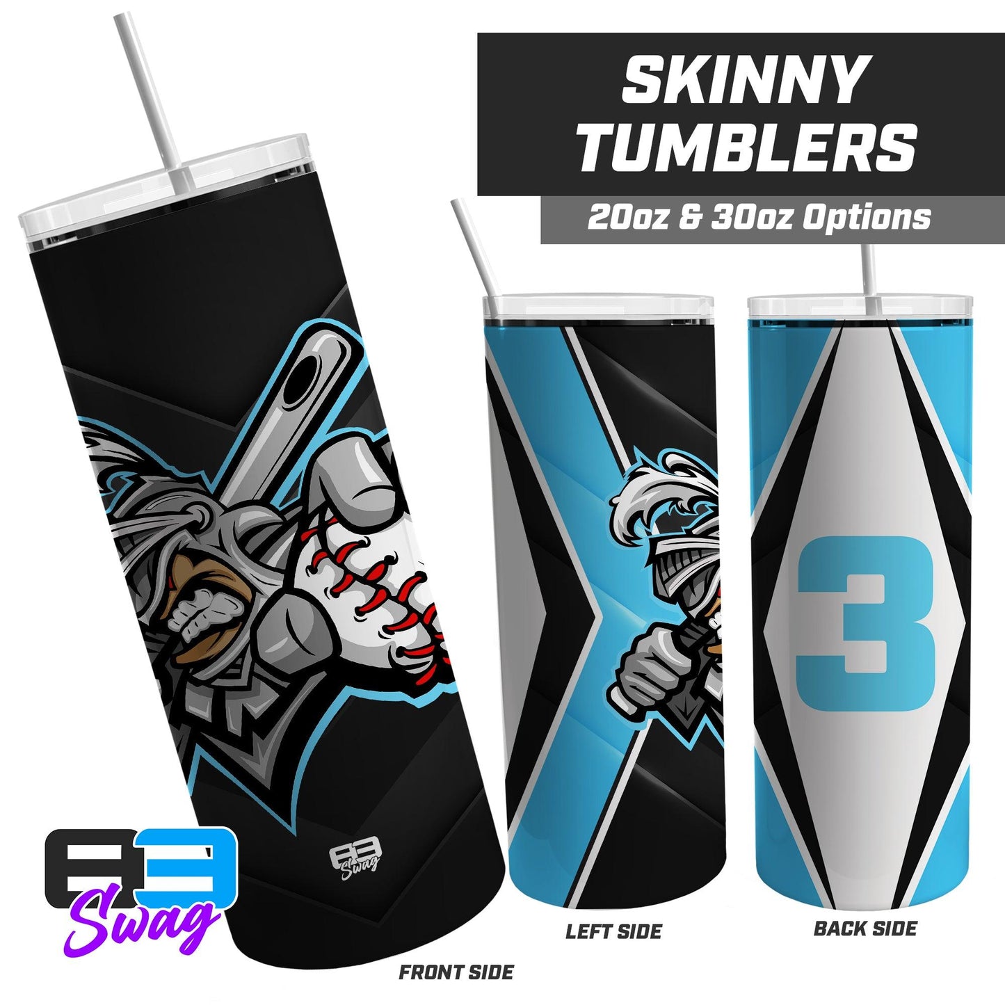 KNIGHTS BASEBALL V1 2024 Edition - 20oz & 30oz Skinny Tumbler - 83Swag