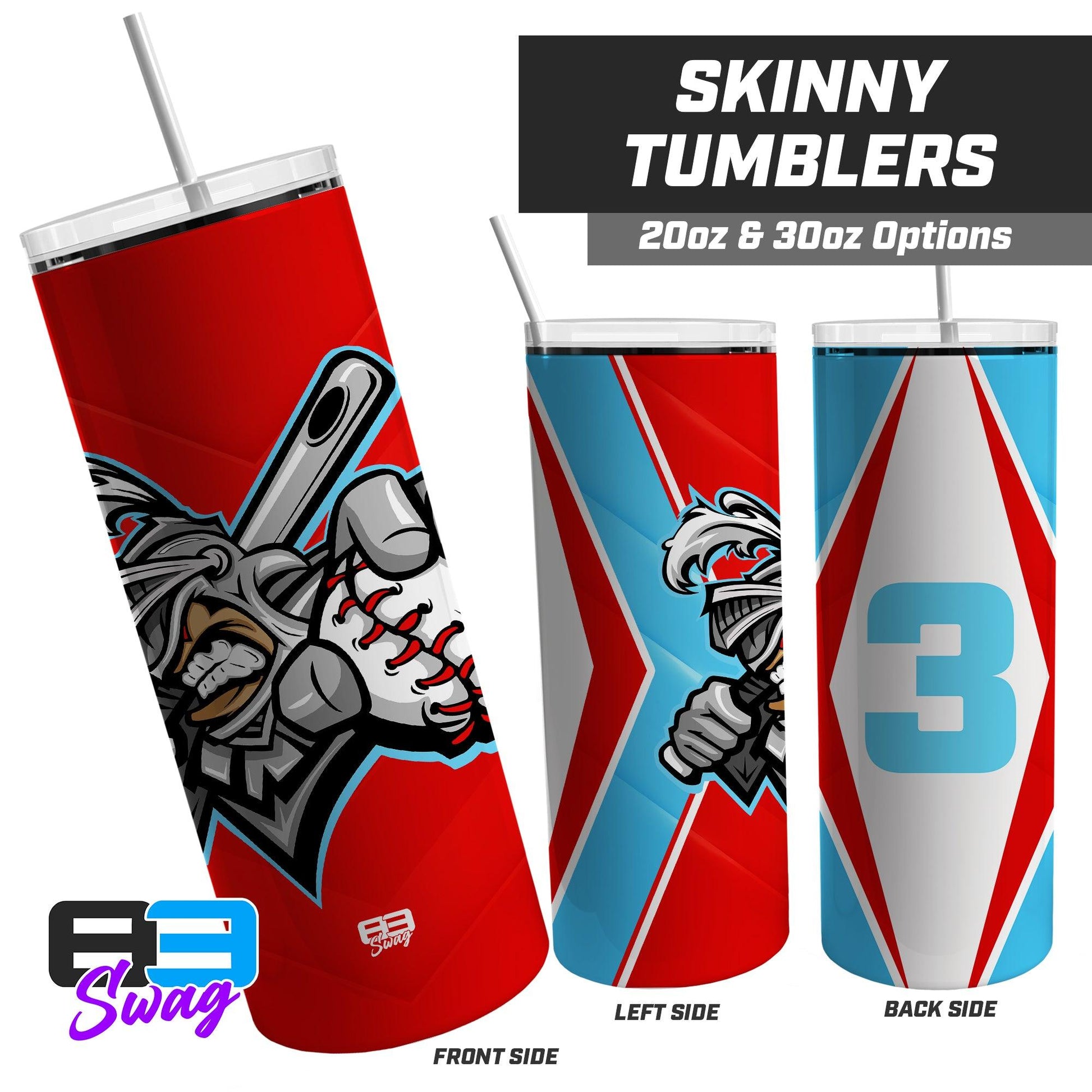 KNIGHTS BASEBALL V2 2024 Edition - 20oz & 30oz Skinny Tumbler - 83Swag