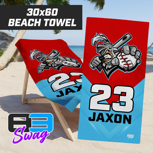 KNIGHTS BASEBALL V2 2024 Edition - 30"x60" Beach Towel - 83Swag