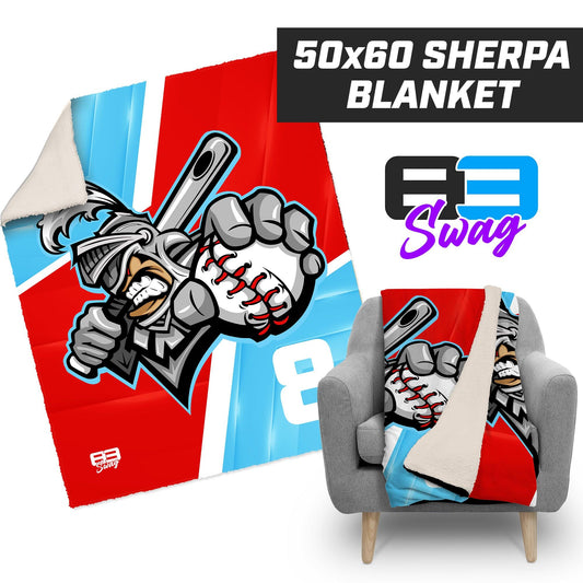 KNIGHTS BASEBALL V2 2024 Edition - 50”x60” Plush Sherpa Blanket - 83Swag