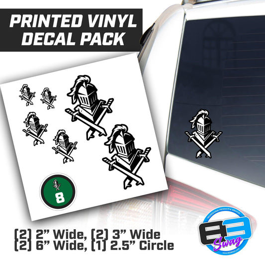 Knights - Logo Vinyl Decal Pack - 83Swag