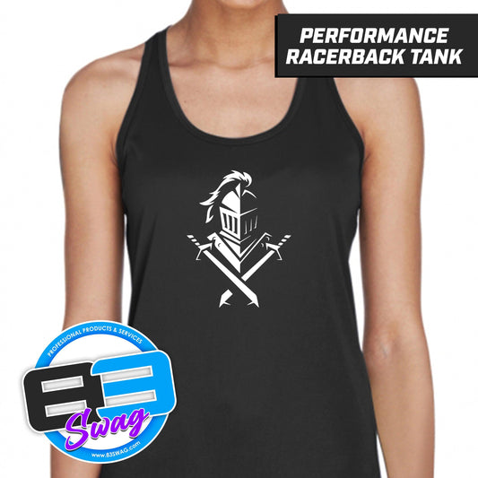 Knights - Women's Zone Performance Racerback Tank - 83Swag