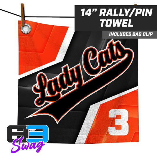 Lady Cats Softball 2024 Edition - 14"x14" Rally Towel - 83Swag