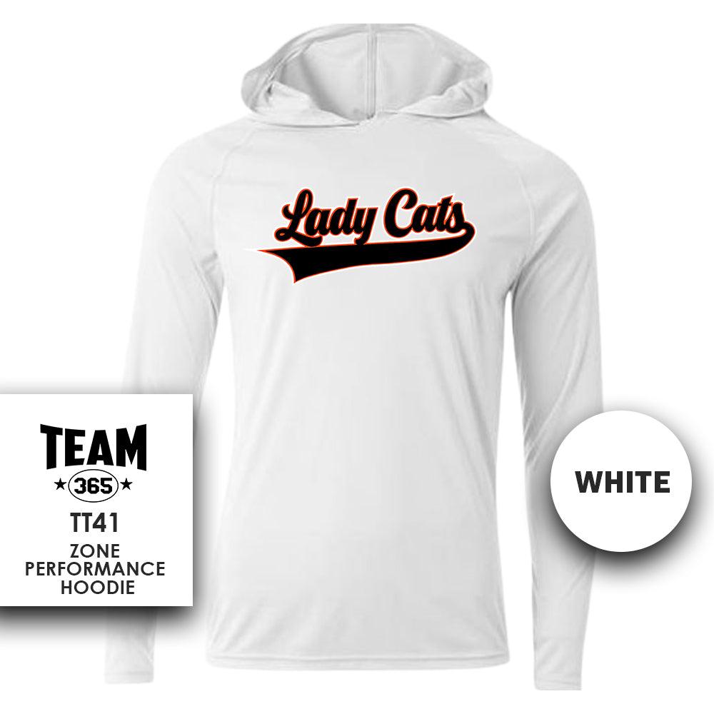 Lady Cats Softball- Lightweight Performance Hoodie - MULTIPLE COLORS - 83Swag