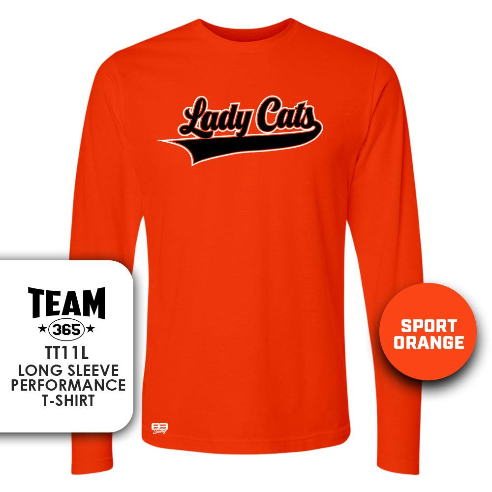 Lady Cats Softball - Lightweight Performance Long Sleeve - MULTIPLE COLORS - 83Swag