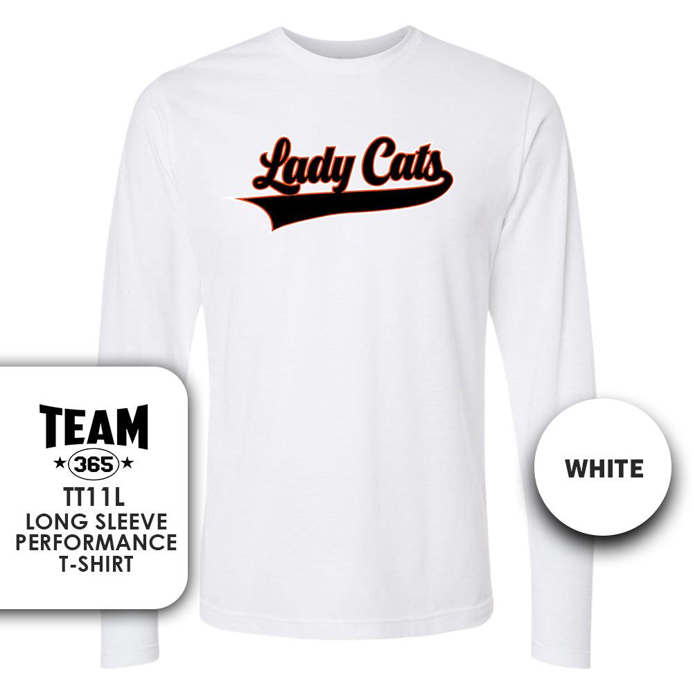 Lady Cats Softball - Lightweight Performance Long Sleeve - MULTIPLE COLORS - 83Swag