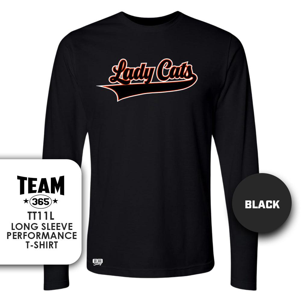 Lady Cats Softball - Lightweight Performance Long Sleeve - MULTIPLE COLORS - 83Swag