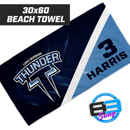 Lake Norman Thunder - 30"x60" Beach Towel - 83Swag