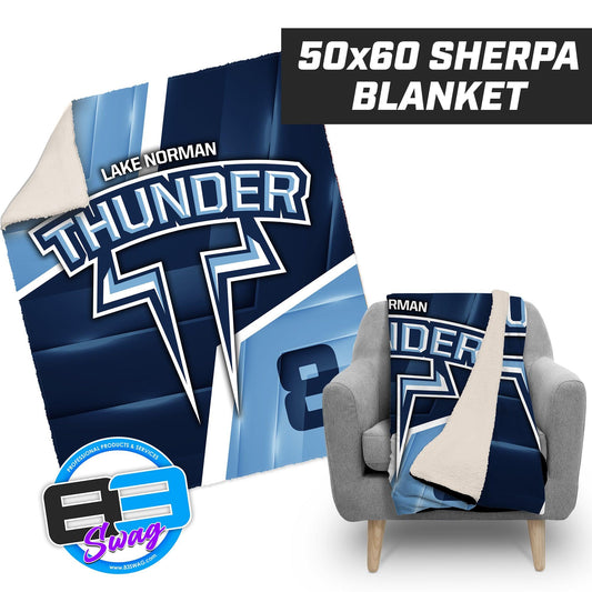 Lake Norman Thunder - 50”x60” Plush Sherpa Blanket - 83Swag