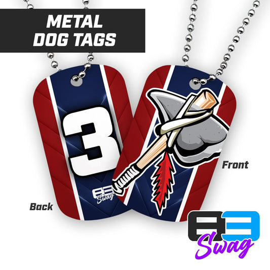 Land O Lakes Tomahawks 2024 Edition - Double Sided Dog Tags - Includes Chain - 83Swag