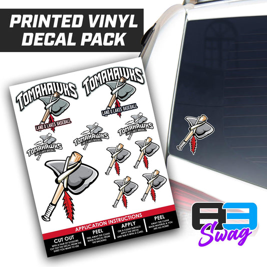 Land O Lakes Tomahawks 2024 Edition - Logo Decal Pack Sheet - 83Swag