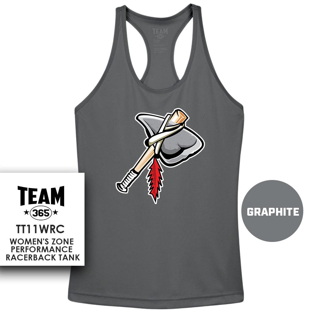 Land O Lakes Tomahawks V1 - Performance Women’s Racerback T - MULTIPLE COLORS AVAILABLE - 83Swag