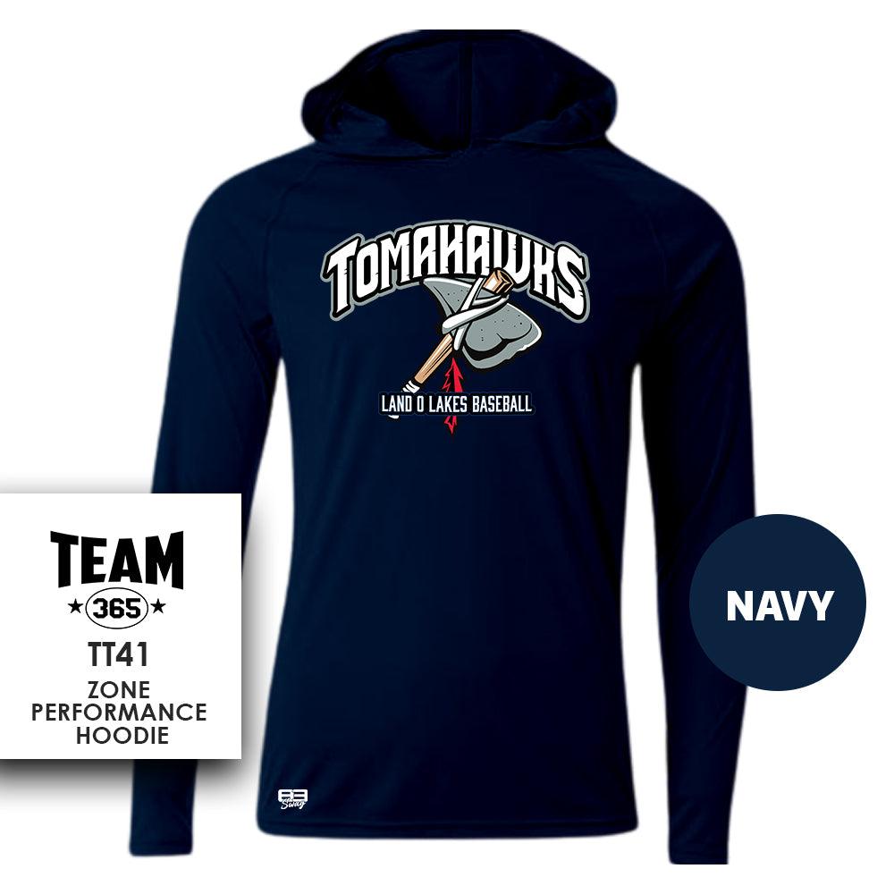 Land O Lakes Tomahawks V2 - Lightweight Performance Hoodie - MULTIPLE COLORS - 83Swag