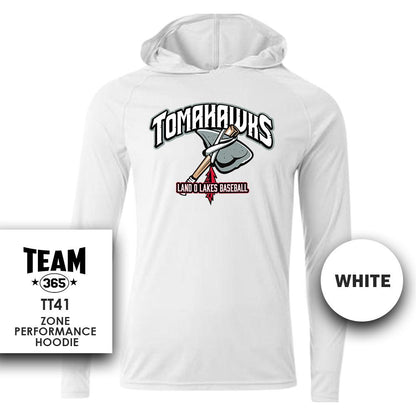 Land O Lakes Tomahawks V2 - Lightweight Performance Hoodie - MULTIPLE COLORS - 83Swag