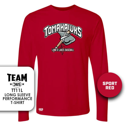 Land O Lakes Tomahawks V2 - Lightweight Performance Long Sleeve - MULTIPLE COLORS - 83Swag