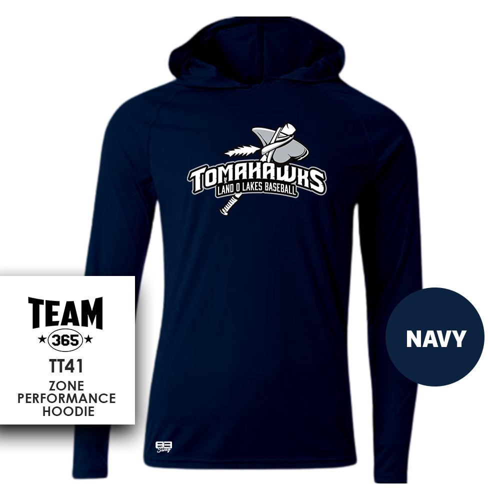 Land O Lakes Tomahawks V3 - Lightweight Performance Hoodie - MULTIPLE COLORS - 83Swag