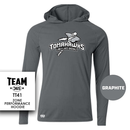 Land O Lakes Tomahawks V3 - Lightweight Performance Hoodie - MULTIPLE COLORS - 83Swag
