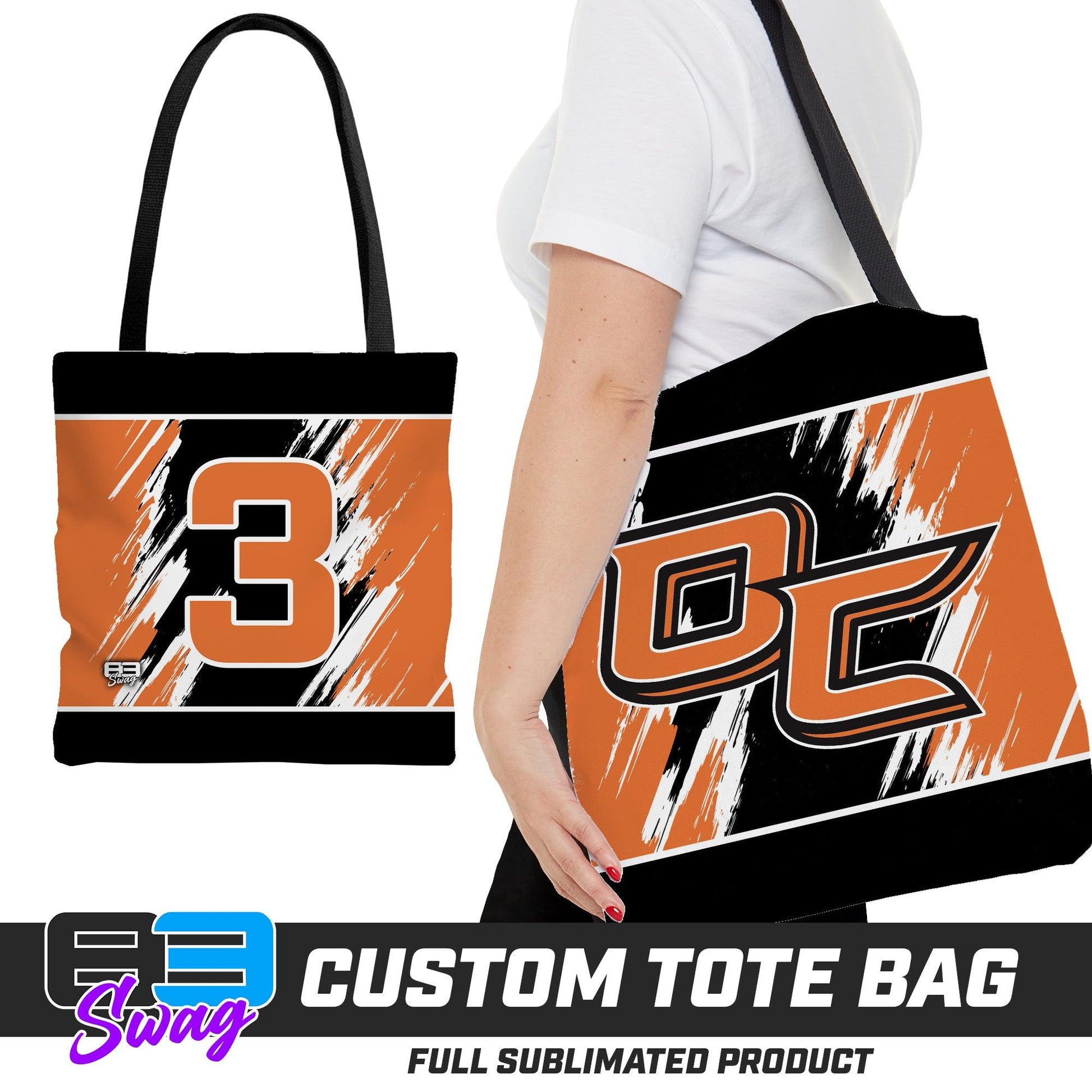 Large Tote Bag - Orange County Hockey Club - 83Swag