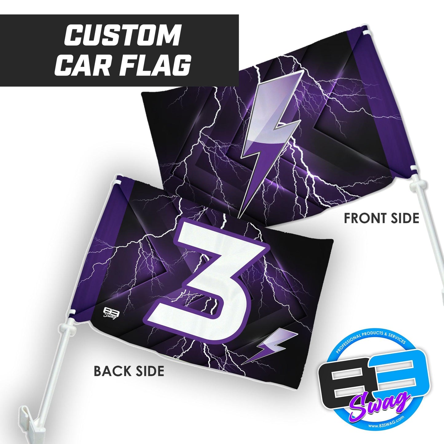 Liberty Lightning - Car Flag - 83Swag