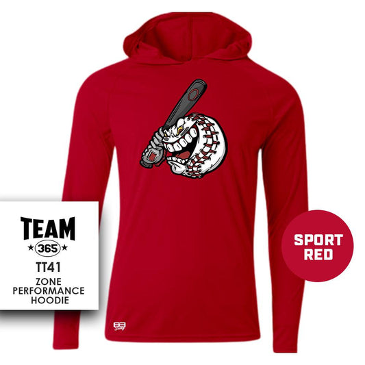 Lightweight Performance Hoodie - MULTIPLE COLORS - Bat Attack Baseball 2 - 83Swag