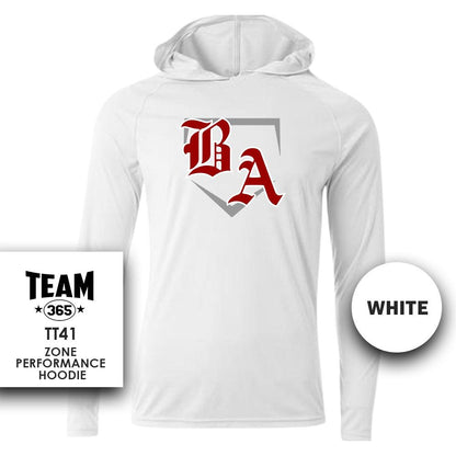 Lightweight Performance Hoodie - MULTIPLE COLORS - Bat Attack Baseball - 83Swag