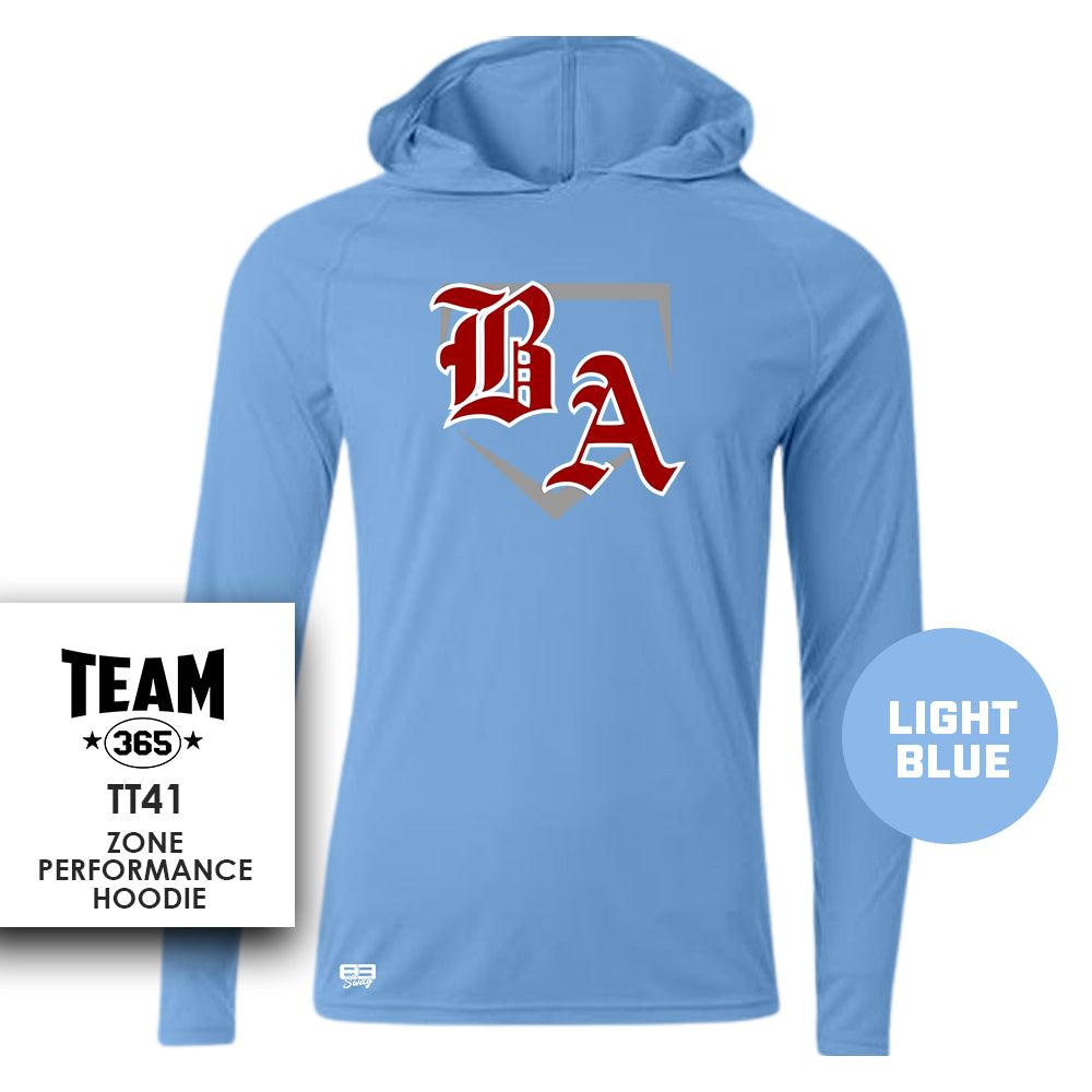 Lightweight Performance Hoodie - MULTIPLE COLORS - Bat Attack Baseball - 83Swag