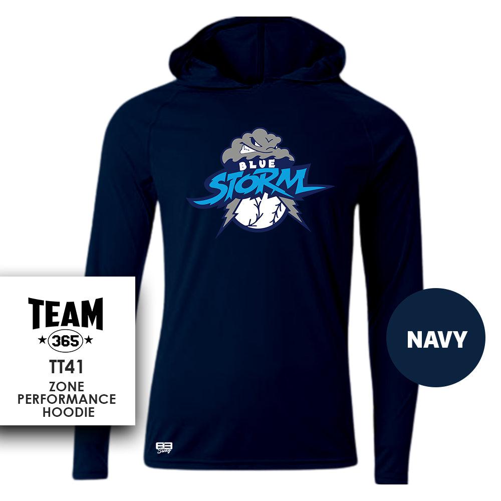 Lightweight Performance Hoodie - MULTIPLE COLORS - Blue Storm Baseball - 83Swag