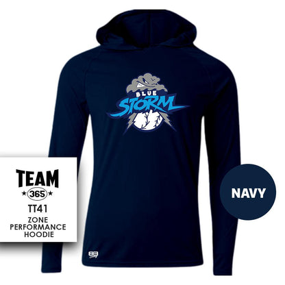 Lightweight Performance Hoodie - MULTIPLE COLORS - Blue Storm Baseball - 83Swag