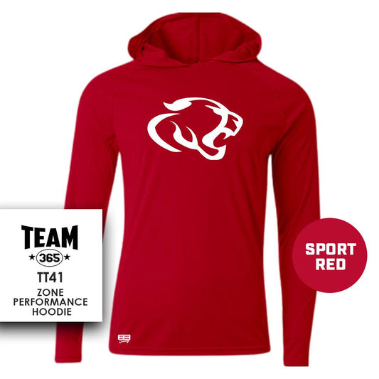 Lightweight Performance Hoodie - MULTIPLE COLORS - Crosby Cougars V2 - 83Swag