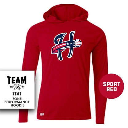 Lightweight Performance Hoodie - MULTIPLE COLORS - Hooten Hitters - 83Swag