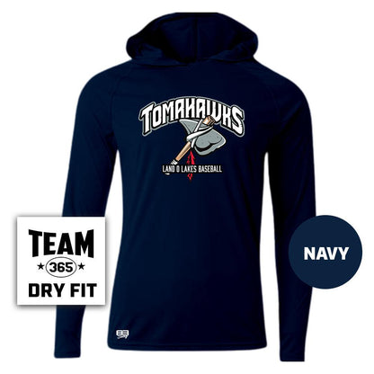 Lightweight Performance Hoodie - MULTIPLE COLORS - Land O Lakes Tomahawks Baseball OG - 83Swag