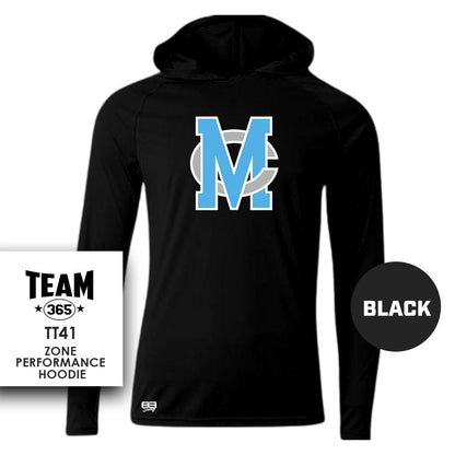 Lightweight Performance Hoodie - MULTIPLE COLORS - MC Stallions Baseball - 83Swag