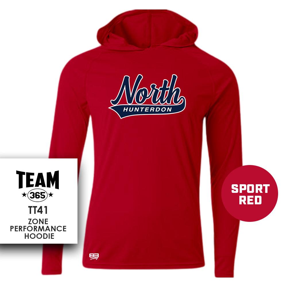 Lightweight Performance Hoodie - MULTIPLE COLORS - North Hunterdon Baseball 2 - 83Swag