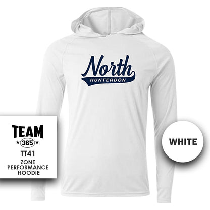 Lightweight Performance Hoodie - MULTIPLE COLORS - North Hunterdon Baseball 2 - 83Swag
