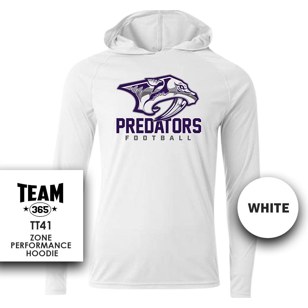 Lightweight Performance Hoodie - MULTIPLE COLORS - Predators Football - 83Swag