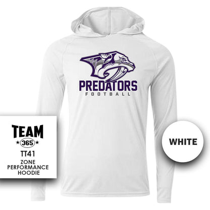 Lightweight Performance Hoodie - MULTIPLE COLORS - Predators Football - 83Swag