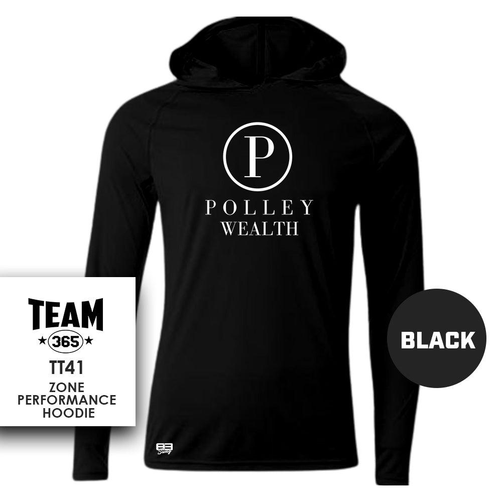 Lightweight Performance Hoodie - Polley Wealth Management - 83Swag