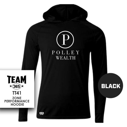 Lightweight Performance Hoodie - Polley Wealth Management - 83Swag