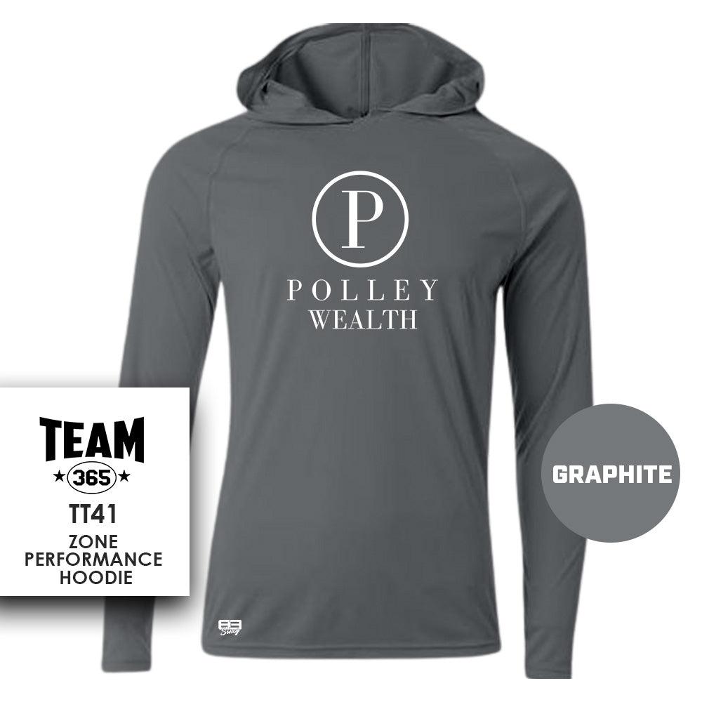 Lightweight Performance Hoodie - Polley Wealth Management - 83Swag