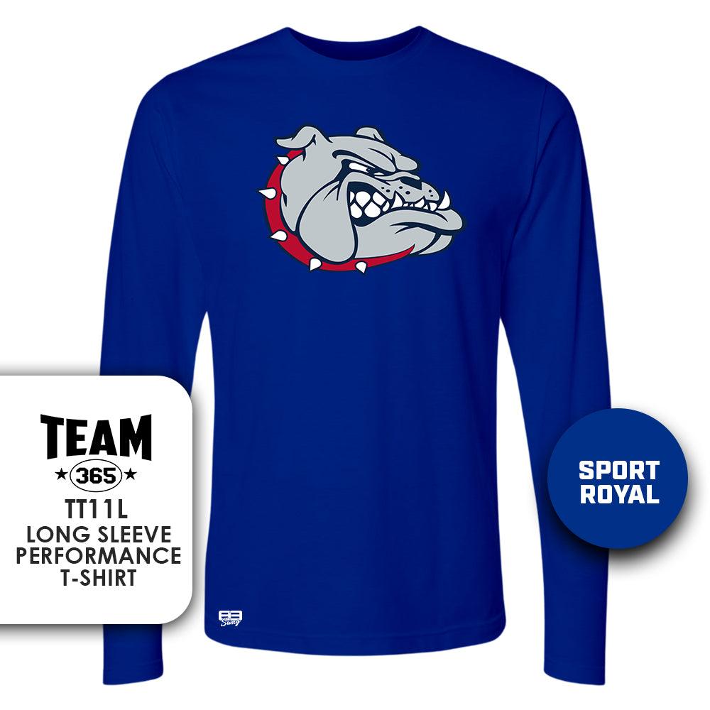 Lightweight Performance Long Sleeve- Maumelle Bulldogs Baseball - ROYAL - 83Swag