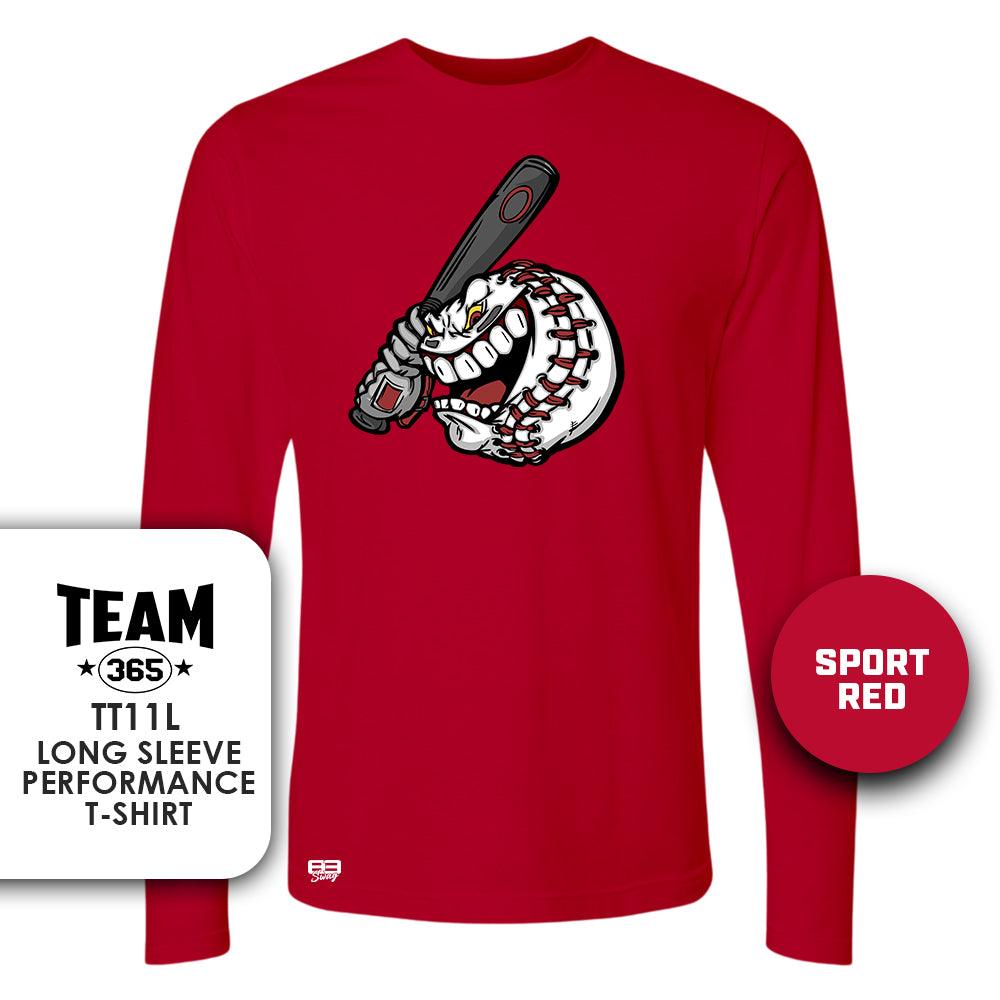 Lightweight Performance Long Sleeve - MULTIPLE COLORS - Bat Attack Baseball 2 - 83Swag