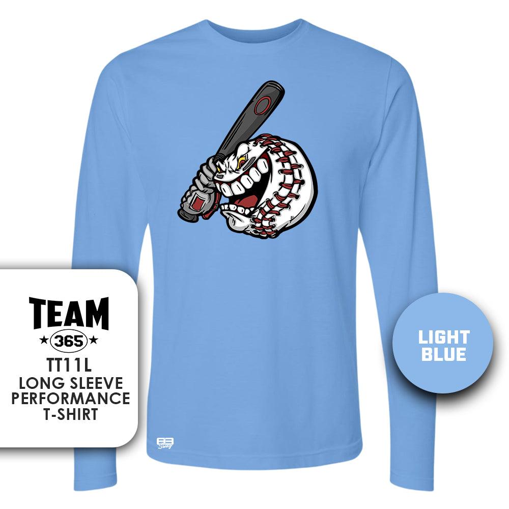 Lightweight Performance Long Sleeve - MULTIPLE COLORS - Bat Attack Baseball 2 - 83Swag