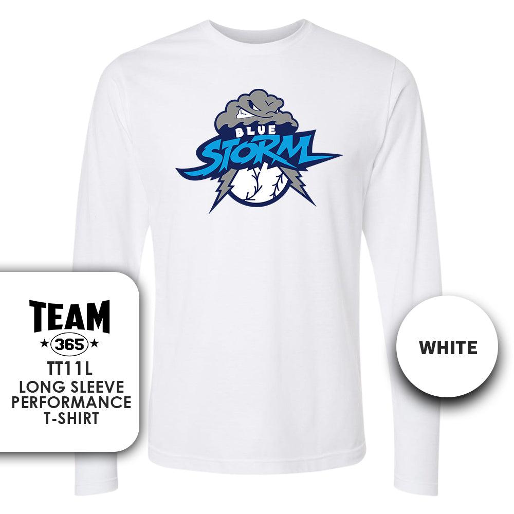 Lightweight Performance Long Sleeve - MULTIPLE COLORS - Blue Storm Baseball - 83Swag