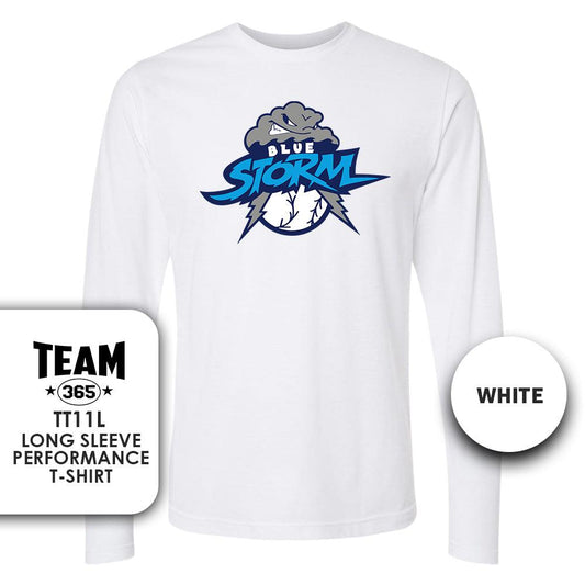Lightweight Performance Long Sleeve - MULTIPLE COLORS - Blue Storm Baseball - 83Swag