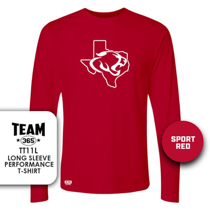 Lightweight Performance Long Sleeve - MULTIPLE COLORS - Crosby Cougars V3 - 83Swag