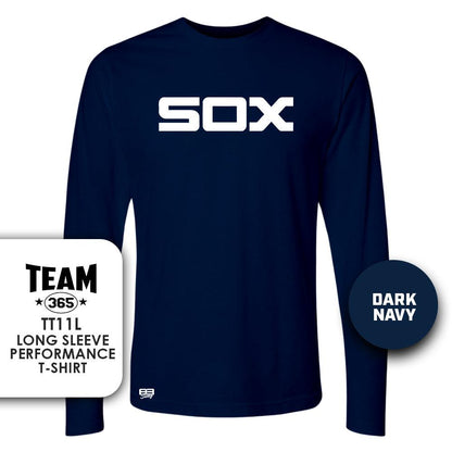 Lightweight Performance Long Sleeve - MULTIPLE COLORS - East Coast Sox Baseball - 83Swag