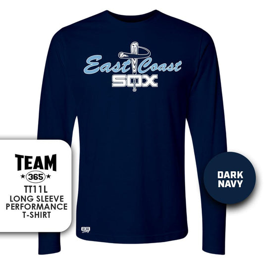 Lightweight Performance Long Sleeve - MULTIPLE COLORS - East Coast Sox Baseball v2 - 83Swag